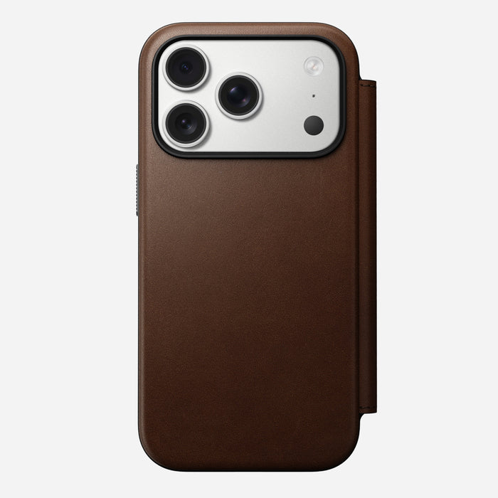 Nomad Magn. Leather Back Magsafe Iphone 17 Pro Max Rustic Brown H