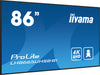 EAN 4948570123605 - iiyama LH8665UHSB-B1 pantalla de señalización Diseño de quiosco 2,18 m (86") LED Wifi 800 cd / m² 4K Ultr imagen 4