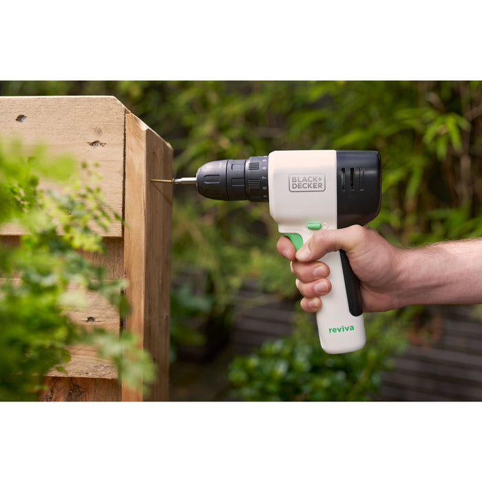 EAN 5054905301002 - Black & Decker REVDD12C-QW taladro Sin llave 880 g Blanco imagen 8