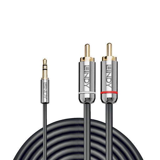 EAN 4002888353366 - Lindy 35336 cable de audio 5 m 3,5mm 2 x RCA Antracita imagen 2