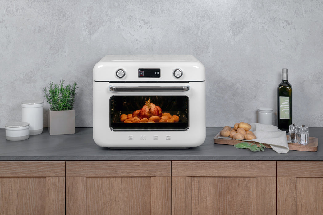 EAN 8017709333843 - Smeg COF01WHEU horno de vapor Pequeño Blanco Botones, Giratorio imagen 17