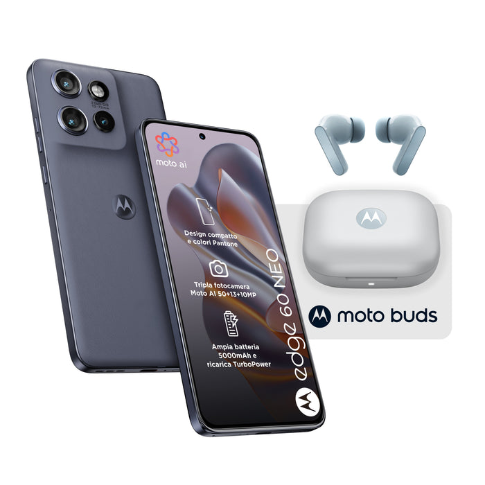 EAN 8033779084171 - Motorola edge 60 neo + Moto Buds PG38C05749 16,1 cm (6.36") SIM doble Android 15 5G USB Tipo C 8 GB 256 G imagen 5