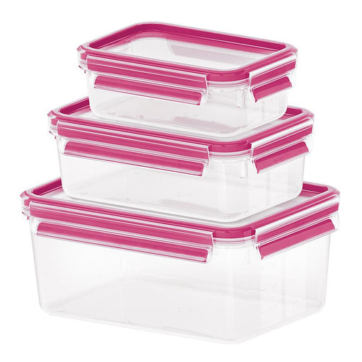 EAN 4009049403069 - EMSA 515584 recipiente de almacenar comida Rectangular Caja Verde, Transparente 3 pieza(s) imagen 1