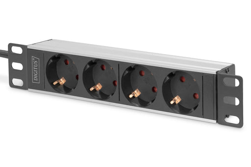 EAN 4016032474777 - Digitus DN-95418 unidad de distribución de energía (PDU) 4 salidas AC 0U/1U Negro imagen 1