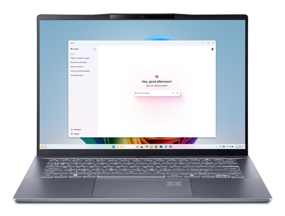 Portatil  Laptop Acer Swift 14.5inch Qualcomm Adreno 16gb Ram Snapdragon X Plus 1tb Ssd Qwerty - Windows 11 Home - Grey
