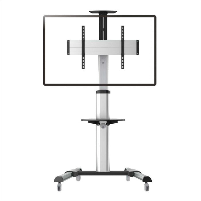 Roline Lcd- Tv-Rollstnder, 37-70 Zoll, Bis 50 Kg, Silberfarben