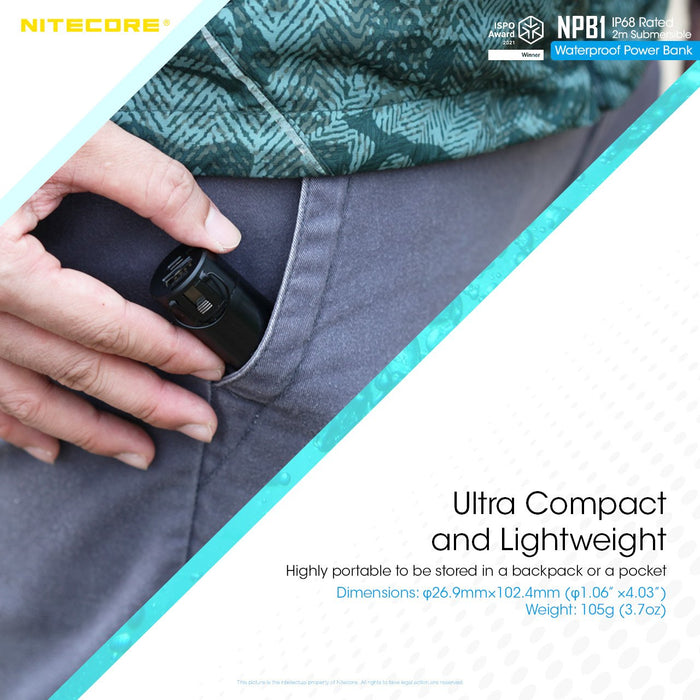 EAN 6952506494002 - Nitecore NPB1 batería externa Ión de litio 5000 mAh Negro imagen 10