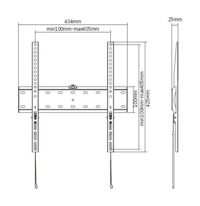 EAN 8716309126014 - Gembird WM-55F-02 soporte para TV 139,7 cm (55") Negro imagen 2