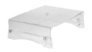 EAN 8719274673194 - BakkerElkhuizen Q-riser 110 61 cm (24") Escritorio Transparente imagen 1