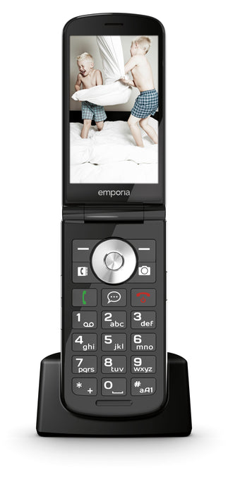EAN 9005613168780 - Emporia emporiaTOUCHsmart.3 8,81 cm (3.47") 150 g Negro Teléfono para personas mayores imagen 14