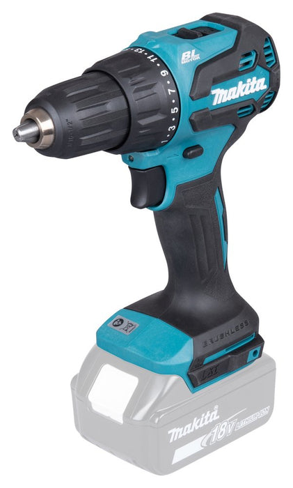 EAN 0197050010247 - Makita DHP490Z destornillador eléctrico y llave de impacto 1900 RPM Azul, Negro imagen 1