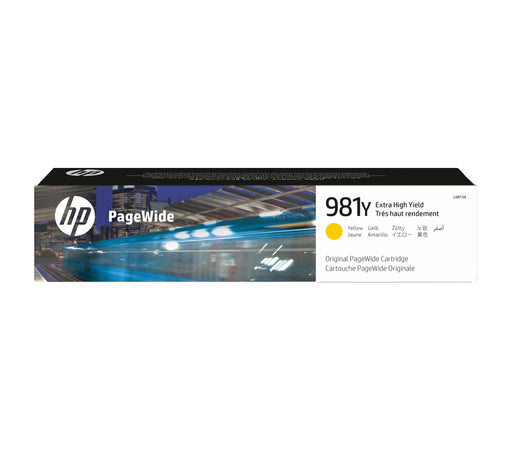 EAN 0889296095316 - HP 981Y Extra High Yield Yellow Original PageWide Cartridge cartucho de tinta 1 pieza(s) Alto rendimiento imagen 1