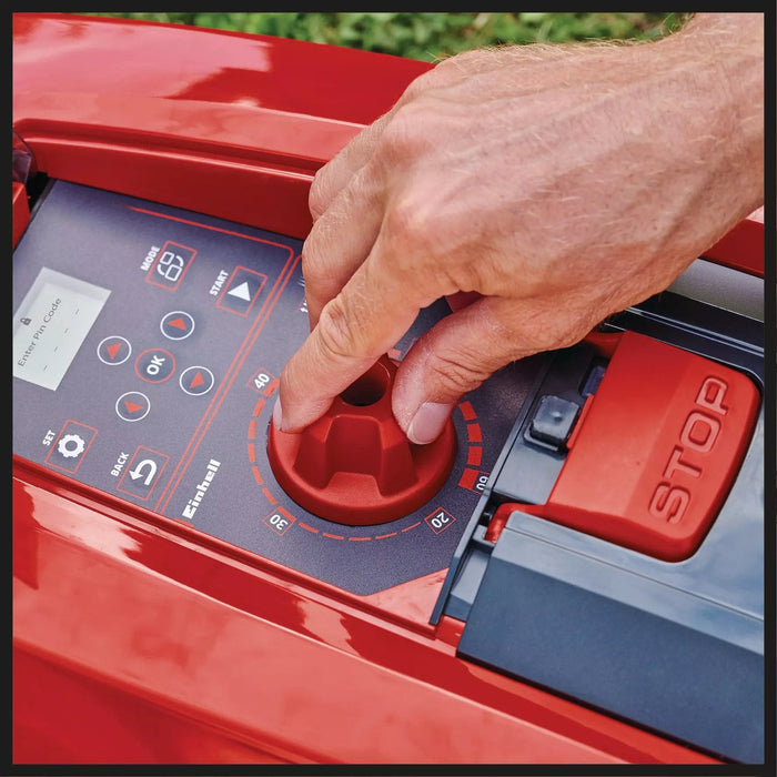 Einhell Freelexo Smart 750 Robot Cortacésped Batería Negro, Rojo, Plata