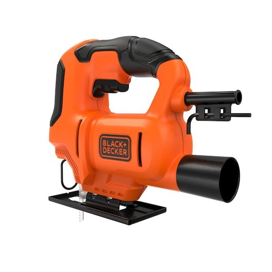 Sierra De Calar De Velocidad Variable Black Decker Bes603-Qs De 400 W Y 18 Mm, Color Naranja Y Negro.