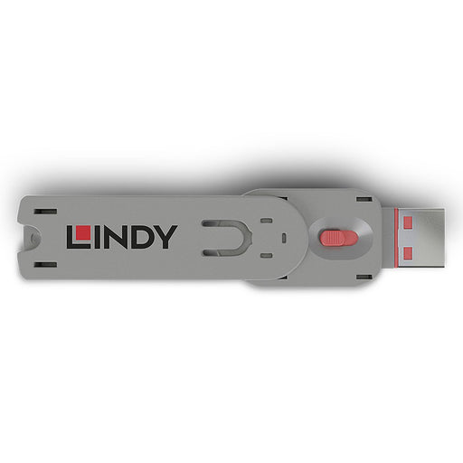 EAN 4002888406208 - Lindy 40620 bloqueador de puerto Llave de bloqueador de puerto USB tipo A Rosa Acrilonitrilo butadieno es imagen 2
