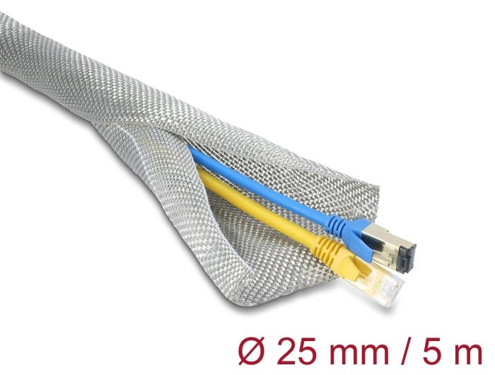 Delock Funda Trenzada Zur Emv Blindaje Selbstschliessend 5 M X 25 Mm