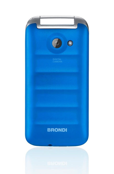 EAN 8015908738520 - Brondi Fox 4,5 cm (1.77") 74 g Azul, Plata Característica del teléfono imagen 4