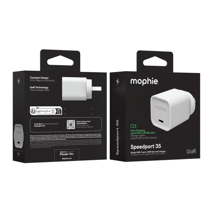 Zagg Mophie Fuente De Alimentación Gan 35w 2026 Wei