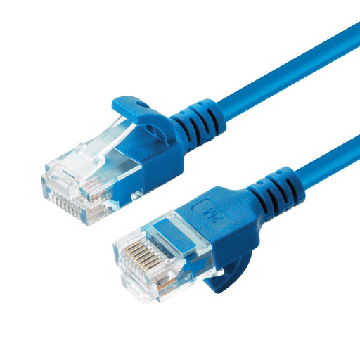 EAN 5704174044376 - Microconnect V-UTP6A005B-SLIM cable de red Azul 0,5 m Cat6a U/UTP (UTP) imagen 1