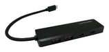 EAN 4262443280401 - LC-Power LC-HUB-U3-4-C hub de interfaz USB 3.2 Gen 2 (3.1 Gen 2) Type-A 10000 Mbit/s Negro imagen 2