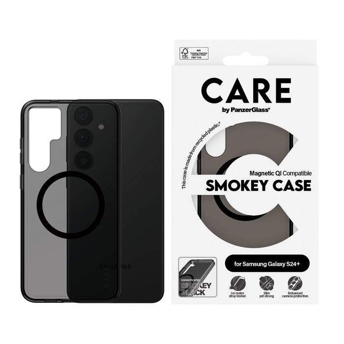 EAN 5715685012303 - PanzerGlass CARE™ by ® Urban Combat Case Smokey w. Black Qi Compatible Samsung Galaxy S24+ funda para tel imagen 2