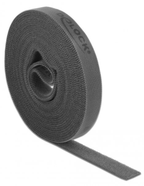 Klettband Auf Rolle L 5 M X B 15 Mm Grau
