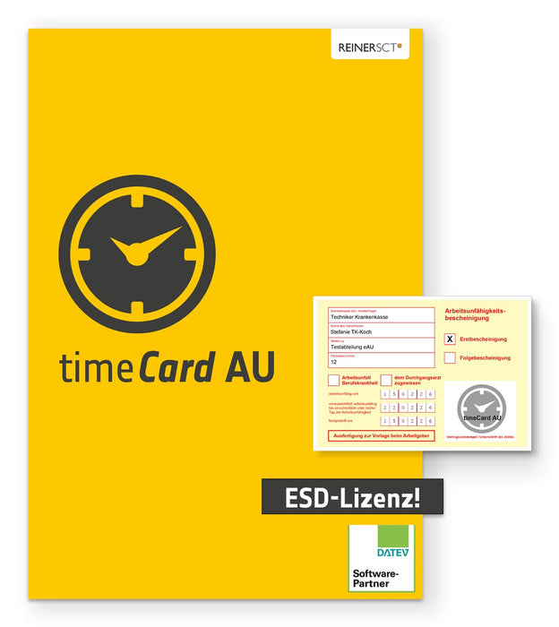EAN 4011170084291 - Reiner SCT timeCard AU, 10 employees, ESD, 1 year Comercial 1 licencia(s) Descarga electrónica de softwar imagen 1