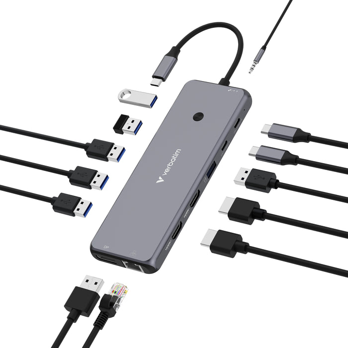 EAN 0023942321538 - Verbatim CMH-13 USB Tipo C 10000 Mbit/s Plata imagen 1