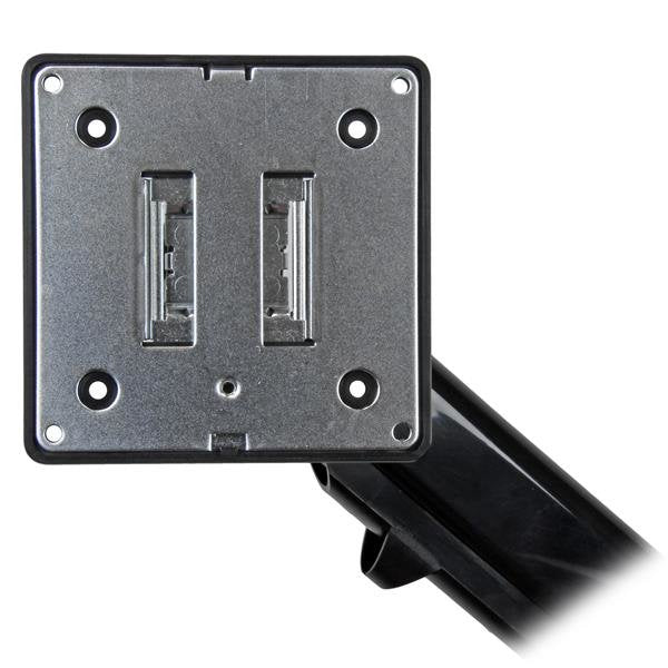 Startech.Com Brazo Soporte Articulado Delgado Con Gestión De Cableado Para Monitor Montaje En Escritorio U Ojal De Perforación Kit De Montaje Brazo Ajustable Para Pantalla Lcd Plástico Acero Negro Tamaño De Pantalla: 12"-34" Montable En E