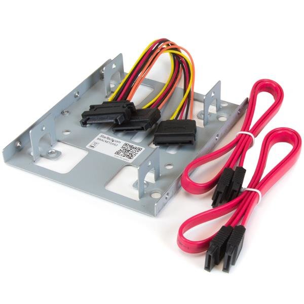 EAN 0065030852593 - StarTech.com BRACKET25X2 panel bahía disco duro 8,89 cm (3.5") Panel de instalación Acero inoxidable imagen 1