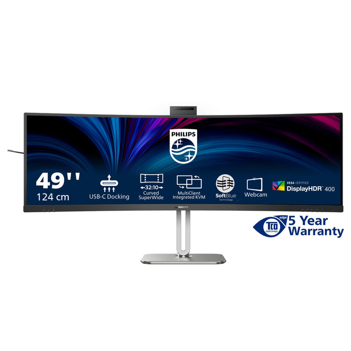 EAN 8712581802554 - Philips 49B2U6900CH/00 pantalla para PC 124 cm (48.8") 5120 x 1440 Pixeles Dual QHD LCD Negro imagen 3