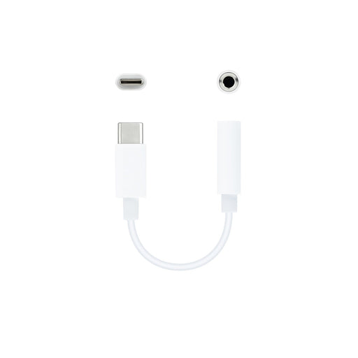 EAN 8433281013100 - Nanocable 10.24.1205-W cable de audio 0,11 m 3,5mm USB Tipo C imagen 2