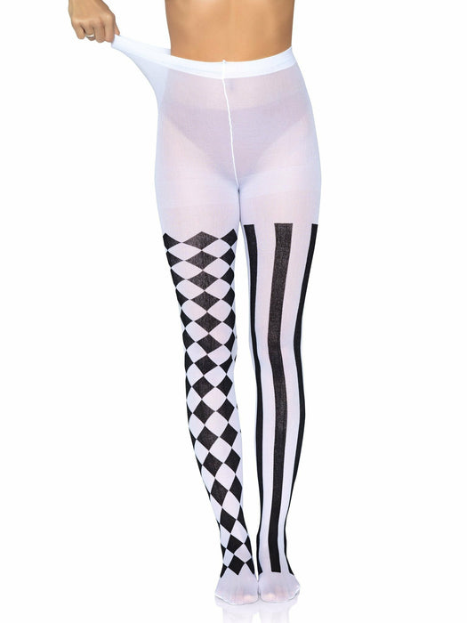 EAN 0714718450803 - Leg Avenue 7720_00722 pantis y media Negro, Blanco imagen 6