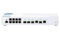EAN 4713213516706 - QNAP QSW-M408-2C switch Gestionado L2 10G Ethernet (100/1000/10000) Blanco imagen 1