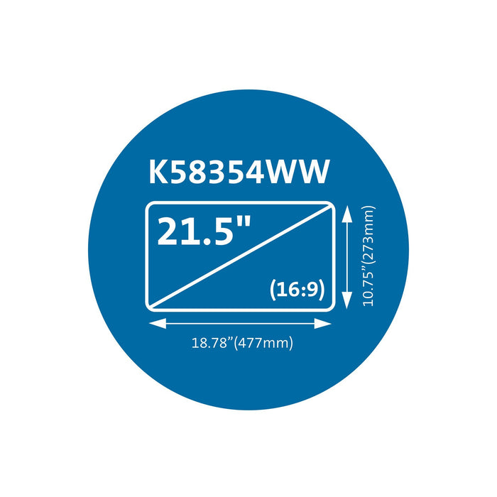 EAN 0085896583547 - Kensington K58354WW filtro para monitor 54,6 cm (21.5") imagen 8