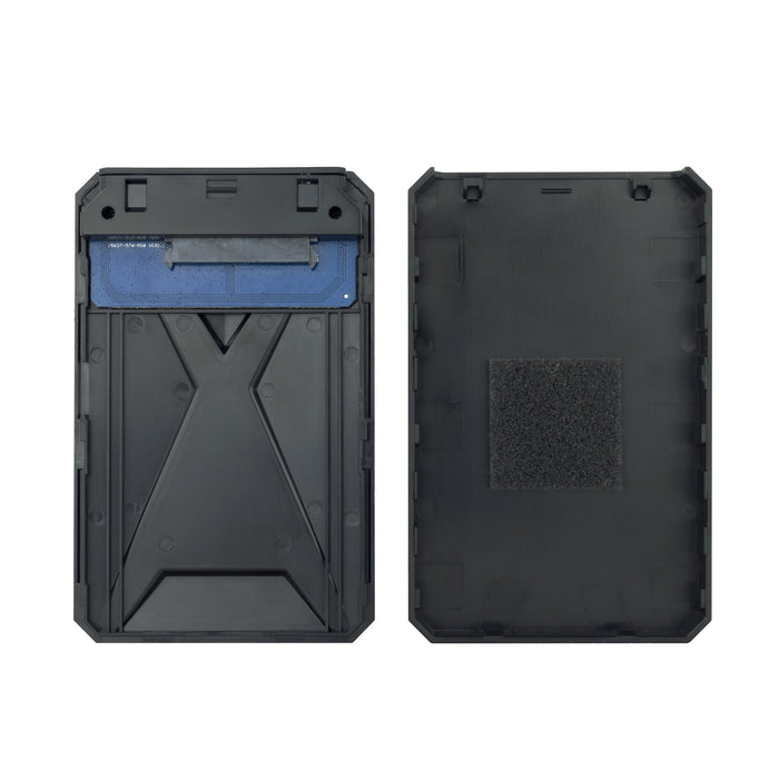 EAN 8433281009684 - TooQ TQE-2550RGB caja para disco duro externo Carcasa de disco duro/SSD Negro 2.5" imagen 4