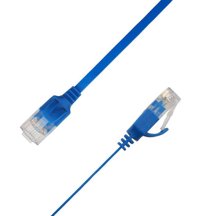 EAN 7072662028473 - LinkIT UTP-FL6A-00500-BL cable de red Azul 5 m Cat6a U/UTP (UTP) imagen 1