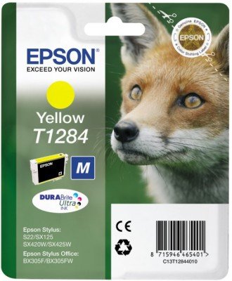 EAN 8715946465401 - Epson Fox T1284 DURABrite Ultra cartucho de tinta 1 pieza(s) Original Amarillo imagen 3