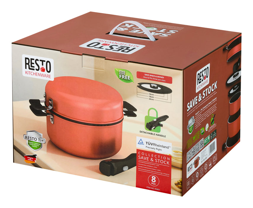 EAN 4260709015910 - Resto Kitchenware 95801 conjunto de sartenes y ollas 8 pieza(s) imagen 53
