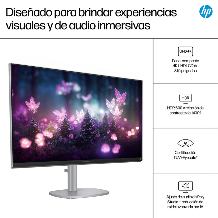 EAN 199896764988 - HP OmniStudio X All-in-One Desktop Next Gen AI 32-c1009ns PC Copilot+ PC Intel Core Ultra 7 258V 80 cm (31 imagen 10