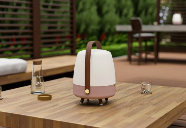 Lampa Przenosna Z Glosnikiem Lite-Up Play Szara