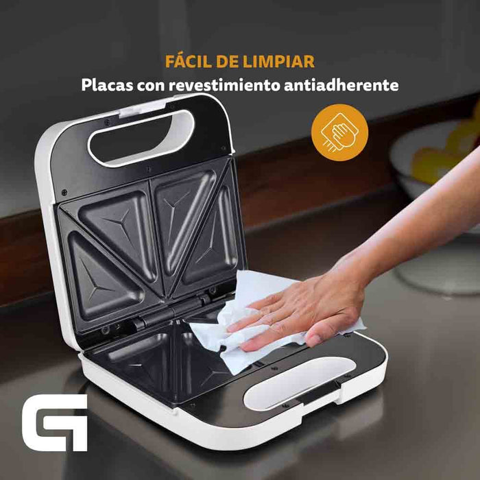 EAN 8426156018058 - Grunkel SAN-CCBL sandwichera 750 W Blanco imagen 5