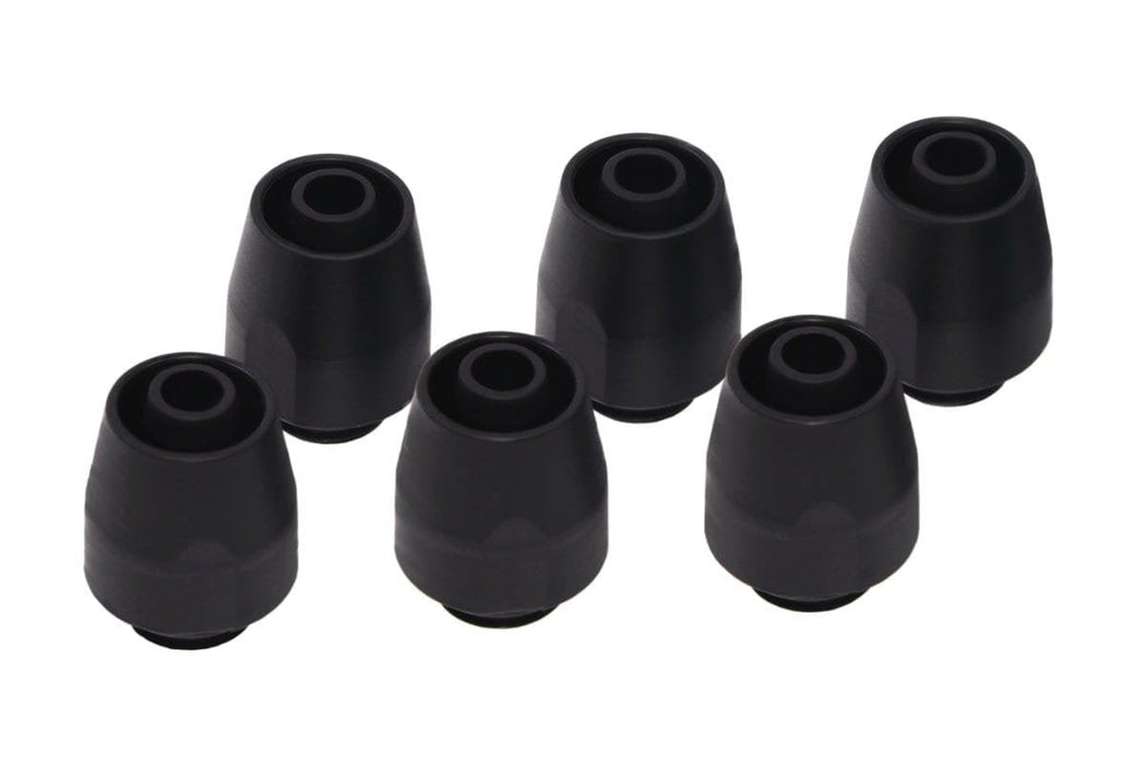Boquilla De Rosca Alphacool Hf Tpv - Recta - Negra, Conexión Negra (Mate), Juego De 6, Recta 17453
