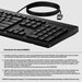 EAN 0195161008009 - HP 125 USB Wired Keyboard teclado Negro imagen 5