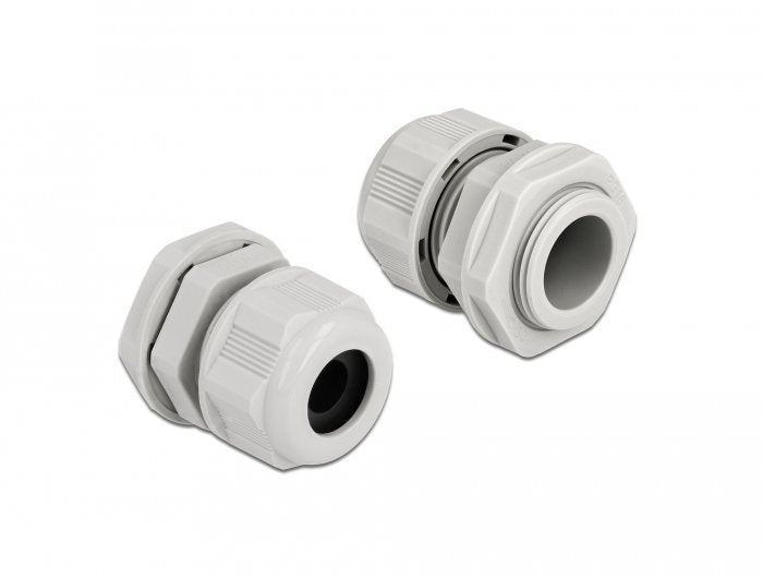 Delock Prensaestopa Para Cable Pg16 Para Cable Redondo Gris 2 Piezas
