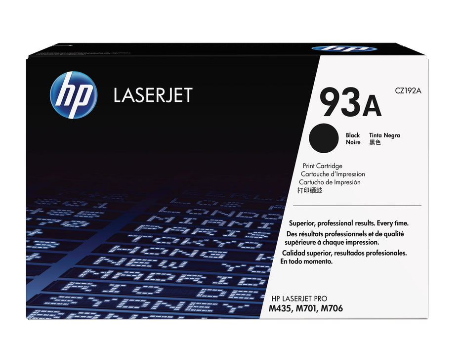 EAN 0887111548009 - HP 93A Black Original LaserJet Toner Cartridge cartucho de tóner 1 pieza(s) imagen 1
