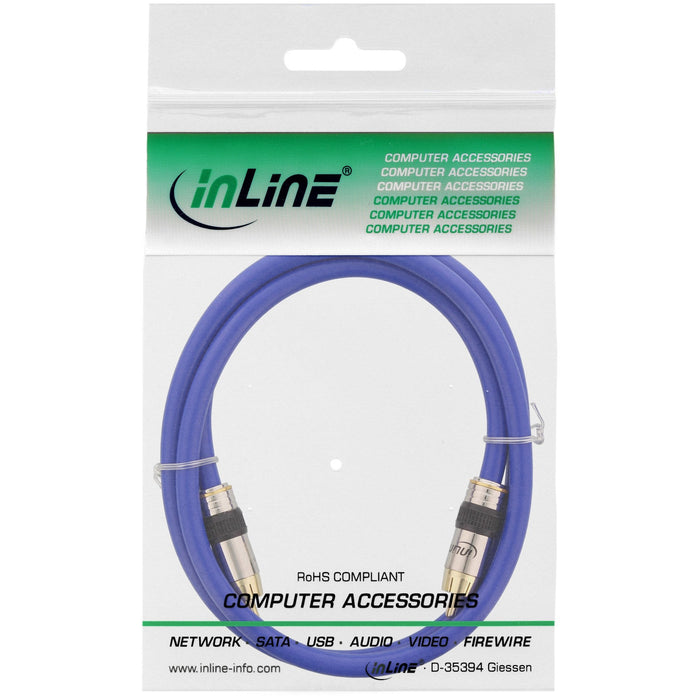 Inline Premium Rca Video & Digital Audio Cable Rca Macho 25m
