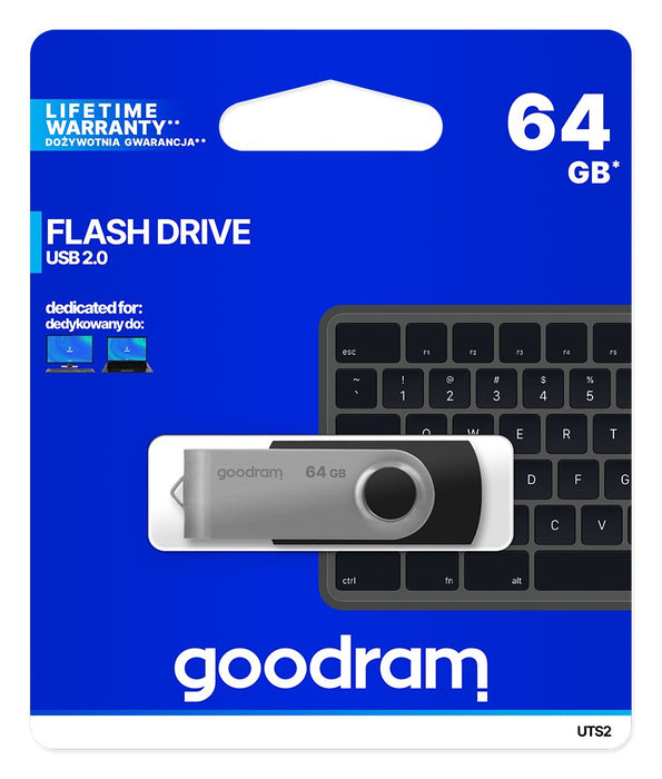 EAN 5908267920398 - Goodram UTS2 unidad flash USB 64 GB USB tipo A 2.0 Negro imagen 5