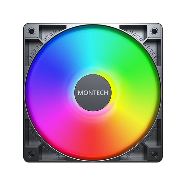 EAN 4710562741209 - Montech GF120 PWM Carcasa del ordenador Módulo de ventilador 12 cm Negro 1 pieza(s) imagen 2