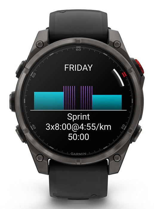 Smartwatch  Garmin Fenix 8 Pro 3,56 Cm (1.4") Amoled 47 Mm Digital 454 X 454 Pixeles Pantalla Táctil Gris Wifi Gps (Satélite)